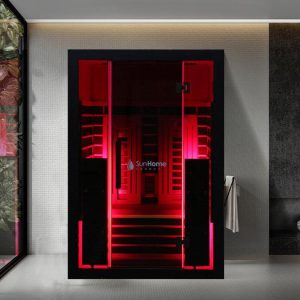 Sun Home Eclipse™ 2-Person Red Light & Infrared Sauna